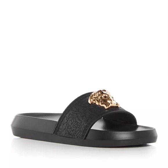 BNWT Versace La Medusa Women’s Slides! - Picture 2 of 4